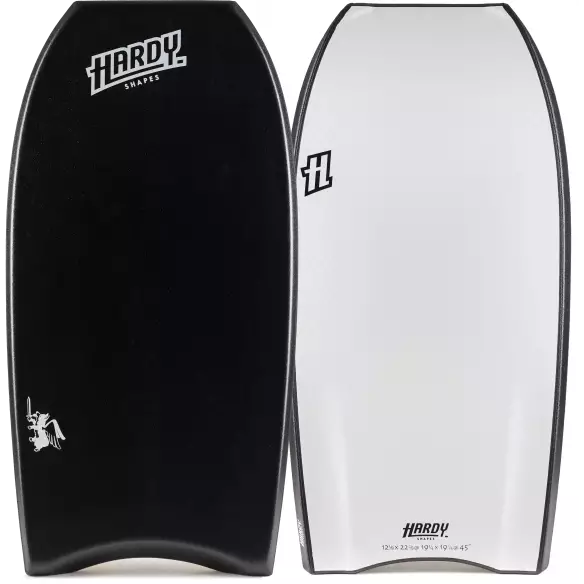 Planche de bodyboard Hardy Shapes Corgie PP Volume + Black/White