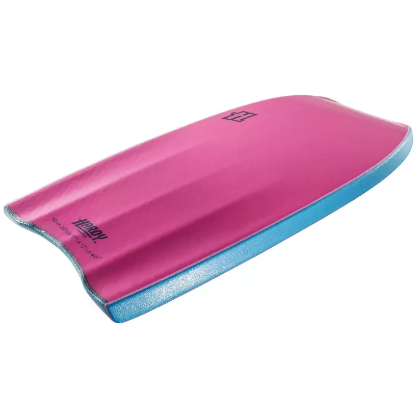 Bodyboard Hardy Shapes Lilly Quad 3.0 K15 PP Aqua Blue/Pink