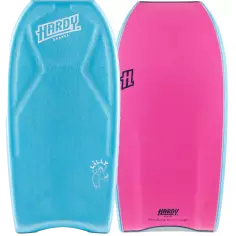 Planche de bodyboard Hardy Shapes Lilly Quad 3.0 K15 PP Aqua Blue/Pink