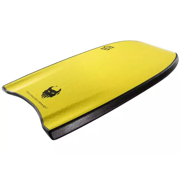 Planche de bodyboard Hardy Shapes V-Punk Black/Yellow