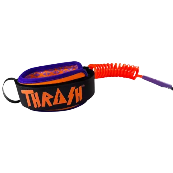 Leash für bodyboard Thrash 9mm Ultra Series Orange/Purple
