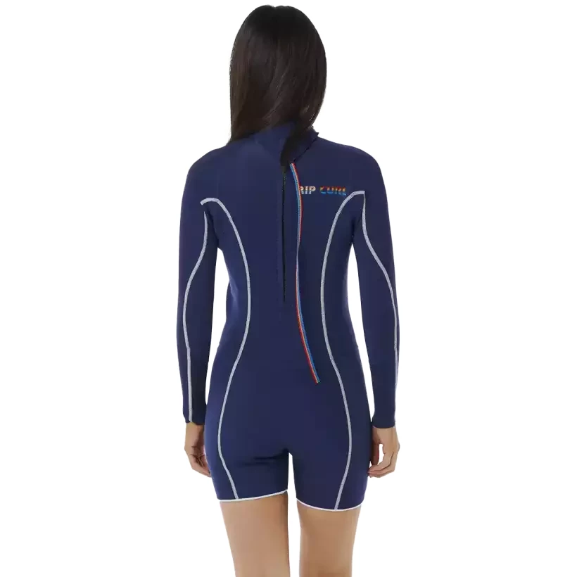 Shorty von Rip Curl Dawn Patrol 2mm Womens LS Navy