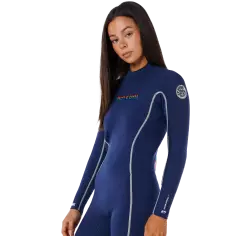 Combinaison Rip Curl Dawn Patrol 2mm Womens LS Navy