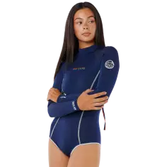 Combinaison Shorty Rip Curl G-Bomb LS BZ Boyleg Navy