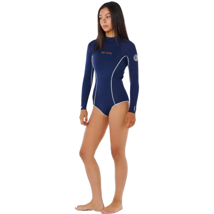 Combinaison Shorty Rip Curl G-Bomb LS BZ Boyleg Navy