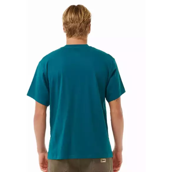 Rip Curl T-Shirt Search Embroidery Green