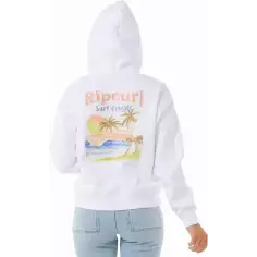 Sweat-shirt Rip Curl High Tide Scenic White 2