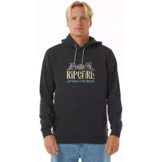 Felpa Rip Curl SURF Down The Line Washed Black