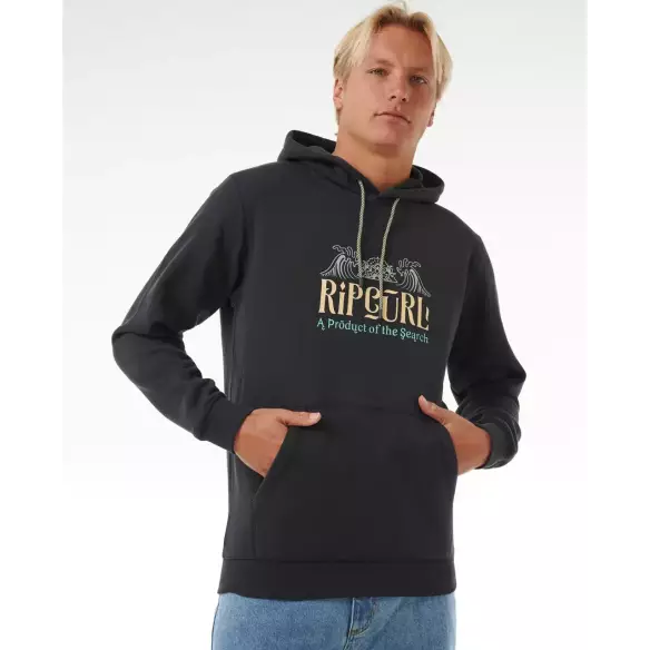 Sudadera Rip Curl Down The Line Washed Black
