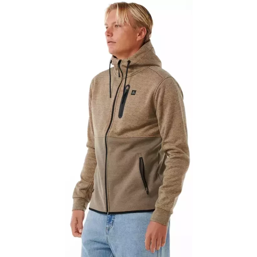 Fleece jas Rip Curl Anti Series Departed Sand Dune