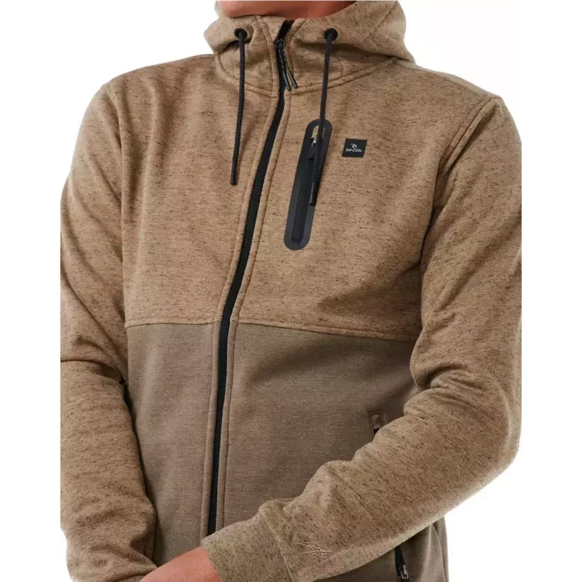 Giacca in pile Rip Curl Anti Series Departed Sand Dune