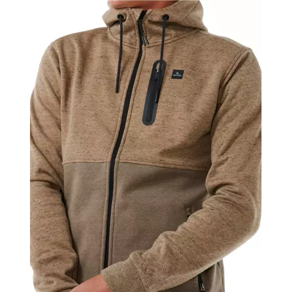 Giacca in pile Rip Curl Anti Series Departed Sand Dune