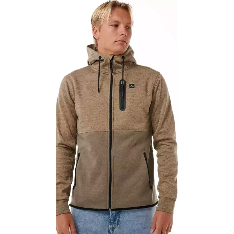Fleece jas Rip Curl Anti Series Departed Sand Dune