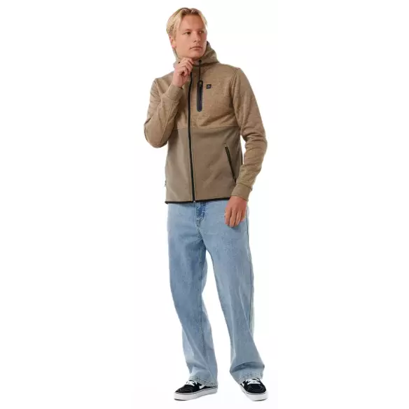 Jacke-fleece-Rip Curl Anti Series Departed Sand Dune