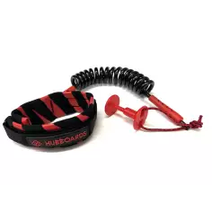 Leash de bodyboard Hubboards biceps XL Black/Red
