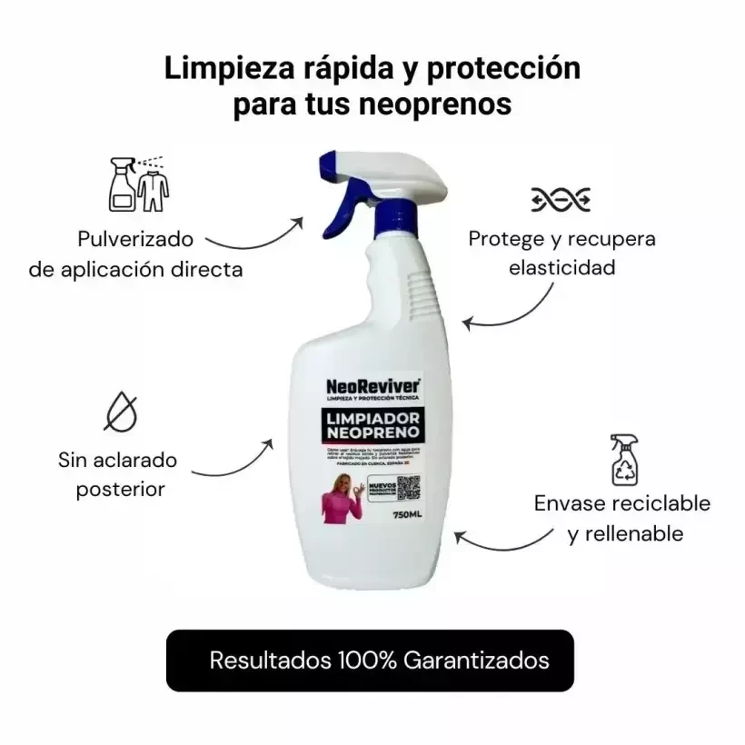Detergente per neoprene Neoreviver Spray 750ml