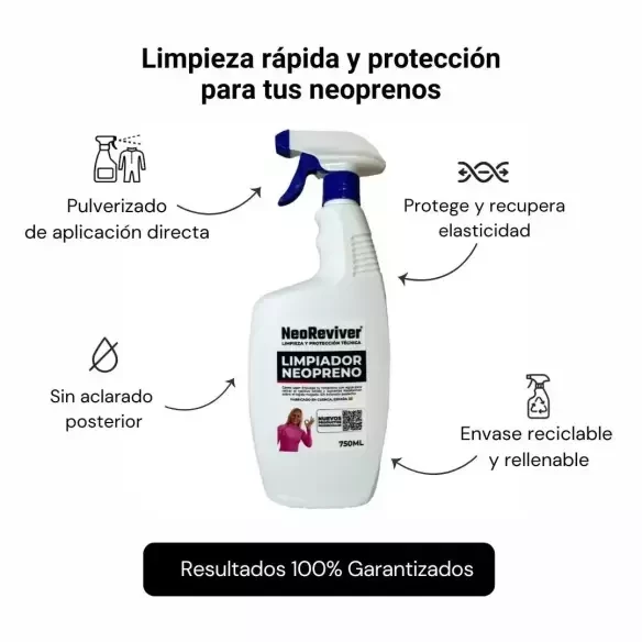 Detergente per neoprene Neoreviver Spray 750ml