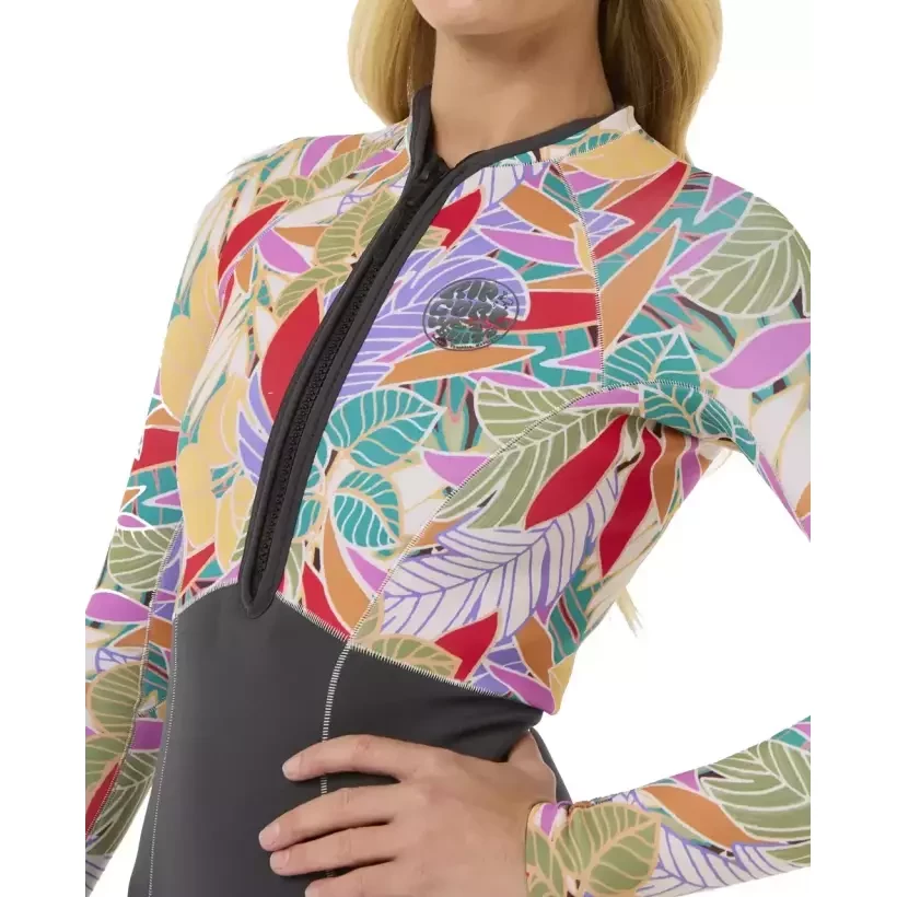 Shorty in Neoprene Rip Curl G-Bomb LS Charcoal