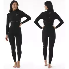 Wetsuit Rip Curl E-Bomb Womens 4/3mm Black