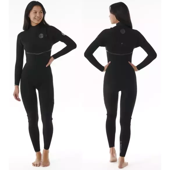 Traje de Neopreno Rip Curl E-Bomb Womens 4/3mm Black Traje de Neopreno Rip Curl E-Bomb Womens 4/3mm Black