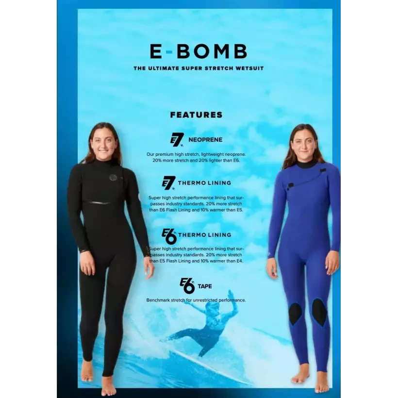Combinaison Rip Curl E-Bomb Womens 4/3mm