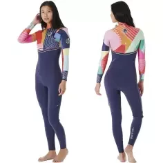 Wetsuit Rip Curl E-Bomb Womens 3/2mm Zip Free Multico