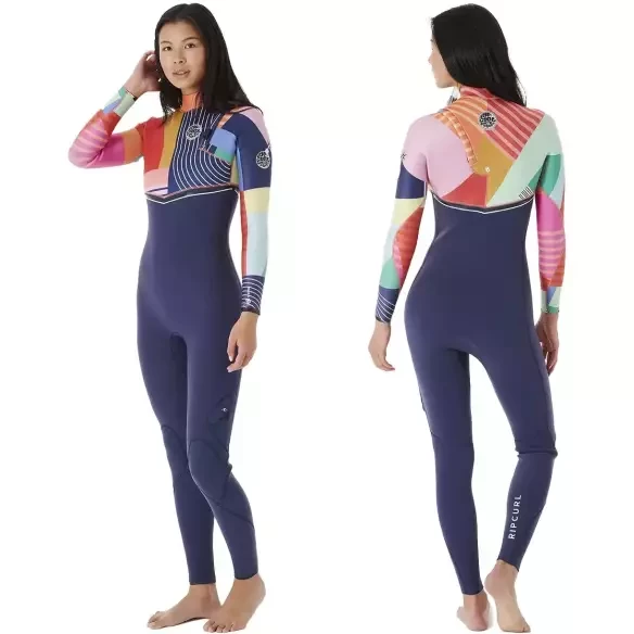 Neopreen Rip Curl E-Bomb Womens 3/2mm Zip Free Multico