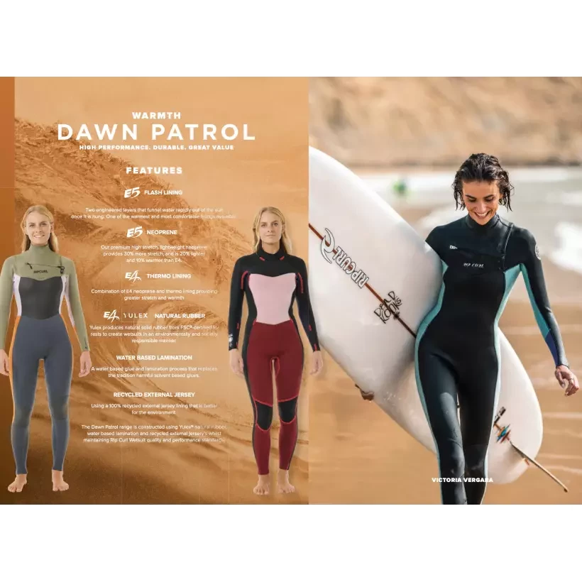 Traje Rip Curl Dawn Patrol 4/3mm Women CZ