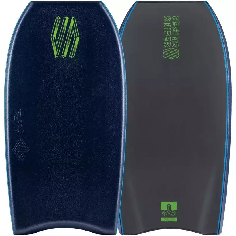 Planche de Bodyboard Sniper Amaury Lavernhe Pulse PP Bleu Minuit/Gris Foncé