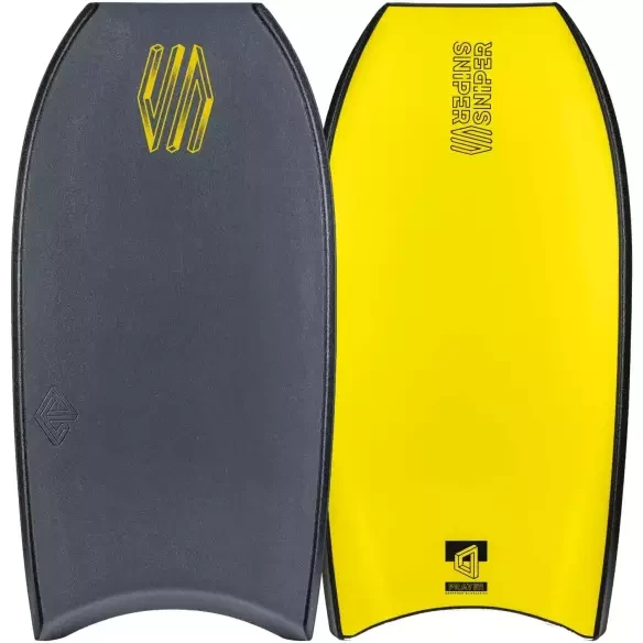 Bodyboard Sniper Prayer DK Dark Grey/Yellow