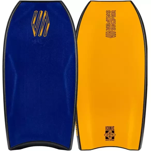 bodyboard Sniper Amaury Lavernhe Iconic PP Quad Dark Blue/Tangerine