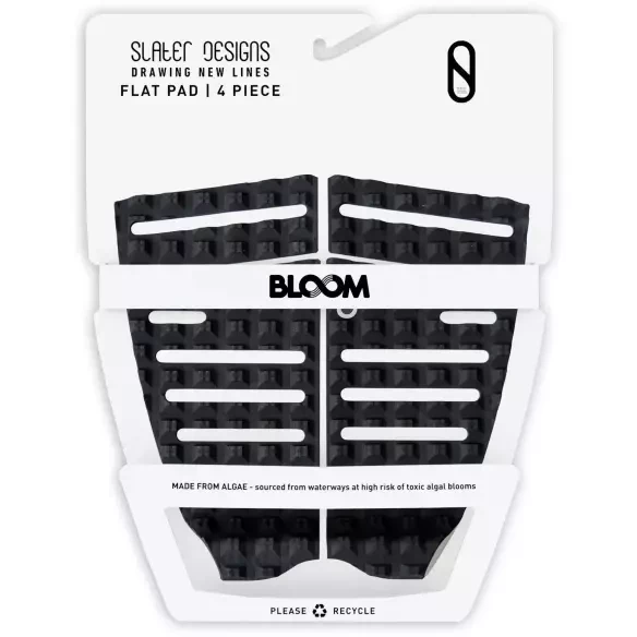 Grip de surf Slater Designs 4 Piezas Black/Grey