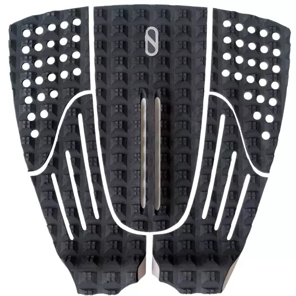 Grip de surf Slater Designs Action Pad 5 Piezas Black/Grey
