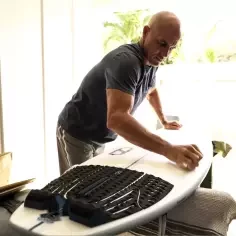 Grip surf Slater Designs Action Pad 5-Delig Black/Blue 2