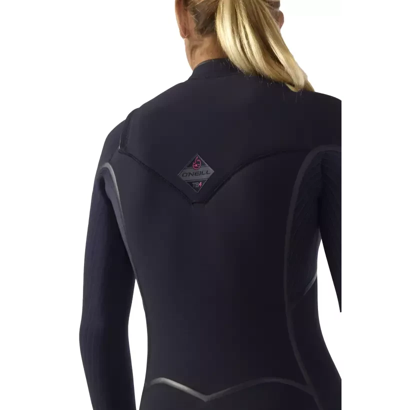 Wetsuit O´Neill Hyperfreak Fire women 4/3mm+ CZ Black/Black