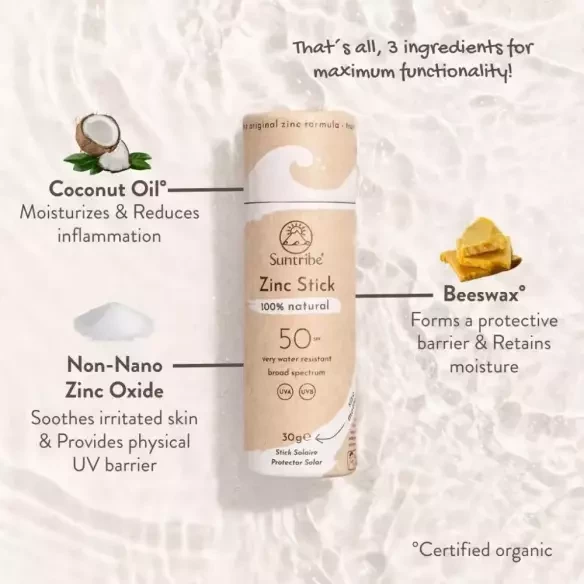 Sun protector Suntribe Natural Zinc SPF50 Tinted Sun protector Suntribe Natural Zinc SPF50 Tinted