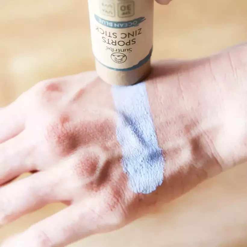 Zon beschermer Suntribe Natural Zinc SPF50 Blue