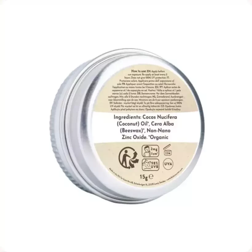 Suntribe Mini Zinc Sport Sonnencreme SPF50 White