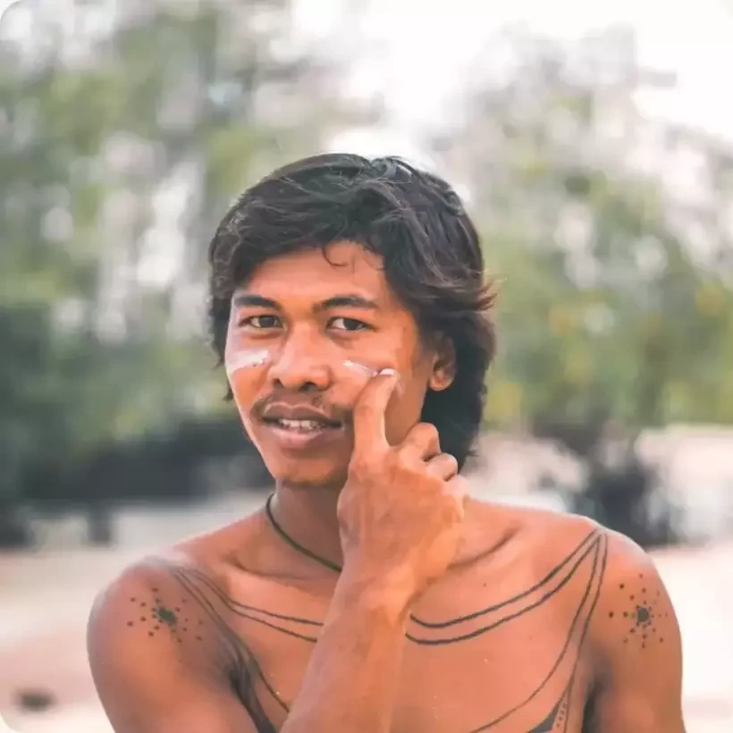 Suntribe Mini Zinc Sport Zonnecrème SPF50 White