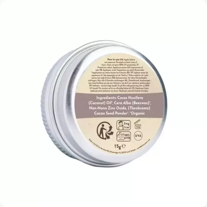 Suntribe Mini Zinc Sport Zonnecrème SPF50 Tinted