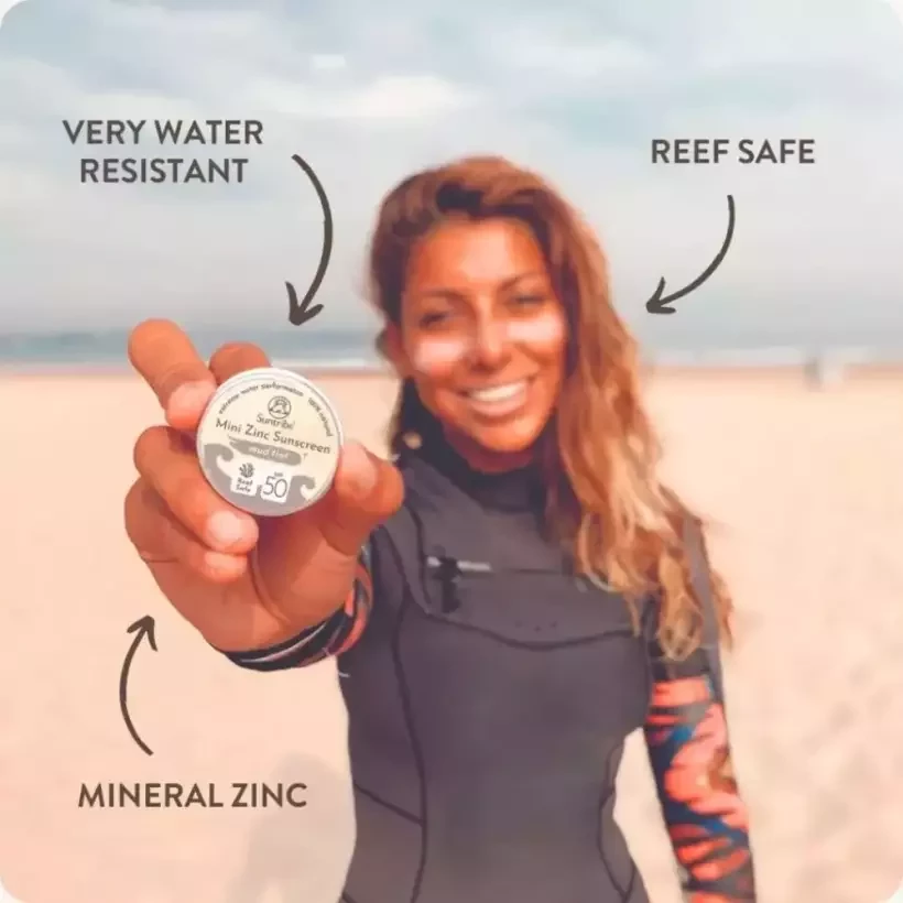 Suntribe Mini Zinc Sport Zonnecrème SPF50 Tinted