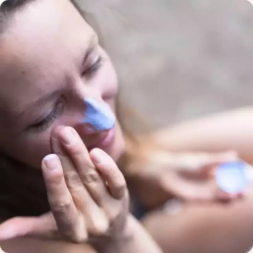 Suntribe Mini Zinc Sport Sonnencreme SPF50 Blue