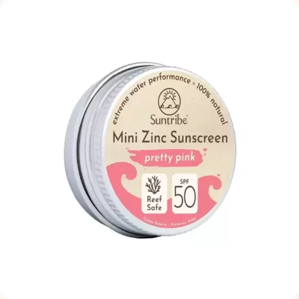 Suntribe Mini Zinc Sport Zonnecrème SPF50 Pretty Pink Suntribe Mini Zinc Sport Zonnecrème SPF50 Pretty Pink