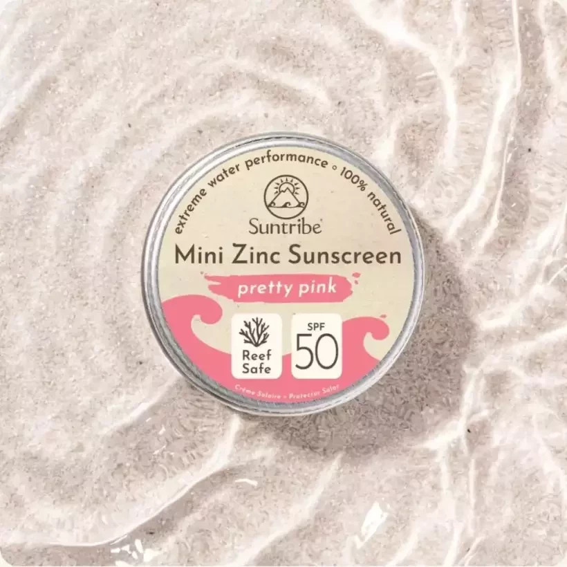 Crema solar Suntribe Mini Zinc Sport SPF50 Pretty Pink