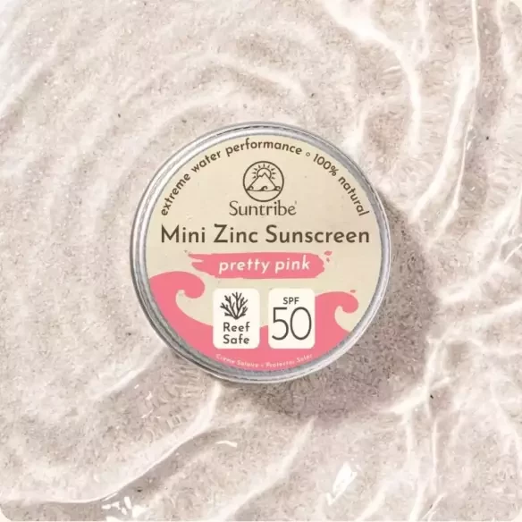 Suntribe Mini Zinc Sport Sunscreen SPF50 Pretty Pink Suntribe Mini Zinc Sport Sunscreen SPF50 Pretty Pink