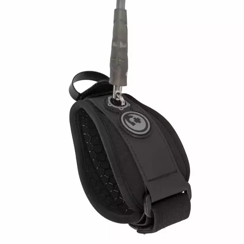 Leash Bodyboard Pride Stretchfit biceps Silver 8mm