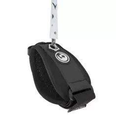 Pride Bodyboard Leash Stretchfit biceps Black/White 8mm 2