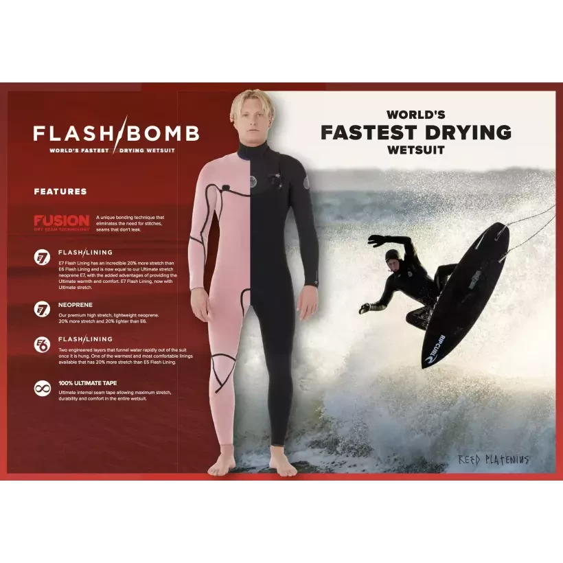 Combinaison Rip Curl Flash-Bomb 4/3mm CZ Black