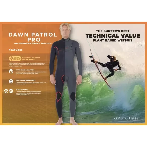 Combinaison Rip Curl Dawn Patrol Pro 4/3mm Red