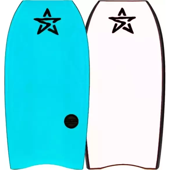 Bodyboard Stealth Deluxe PE Aqua Blue/ White